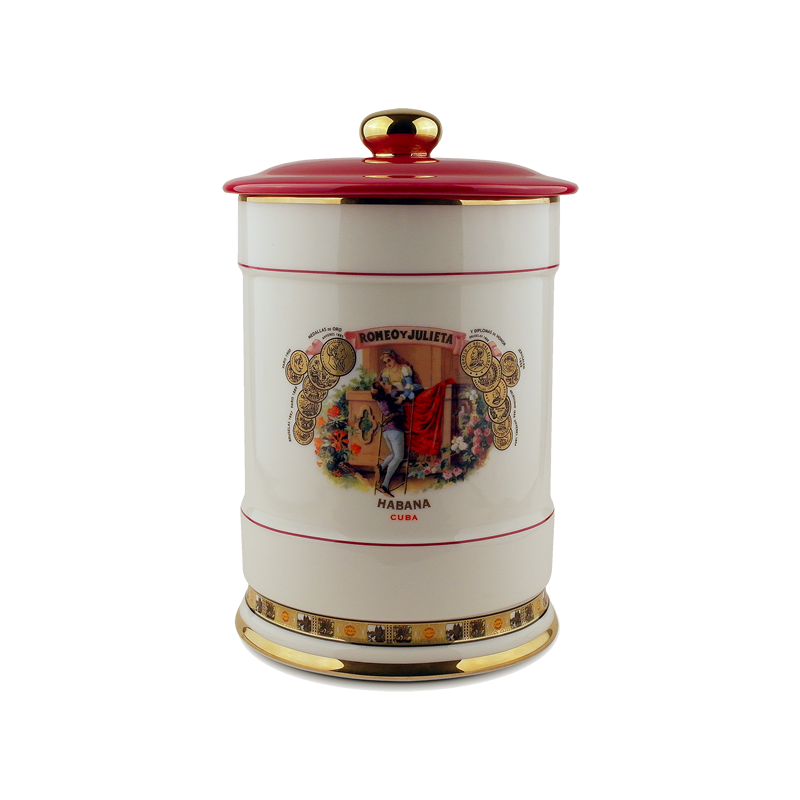 Romeo Y Julieta Porcelain Jar