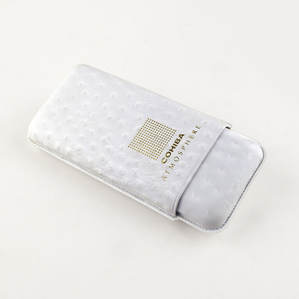 C Atmosphere 3 Finger Cigar Leather Case