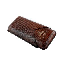 Montecristo 3 Finger Leather Cigar Case