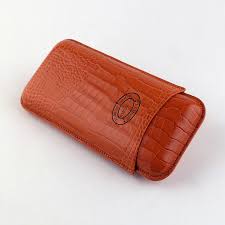 Partagas Orange 3 Leather Cigar Case