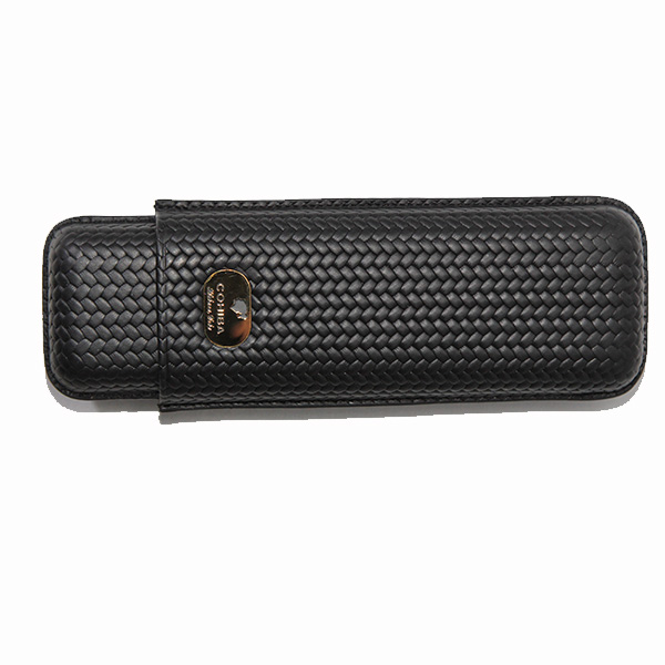 COHIBA 2 FINGER ADJUSTABLE LEATHER CASE