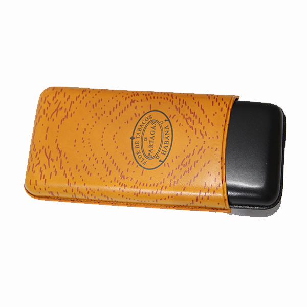 PARTAGAS 3 FINGER ADJUSTABLE LEATHER CASE